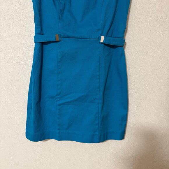 Banana Republic Women's Blue Sleeveless Dress Size 6 Petite - Picture 3 of 13